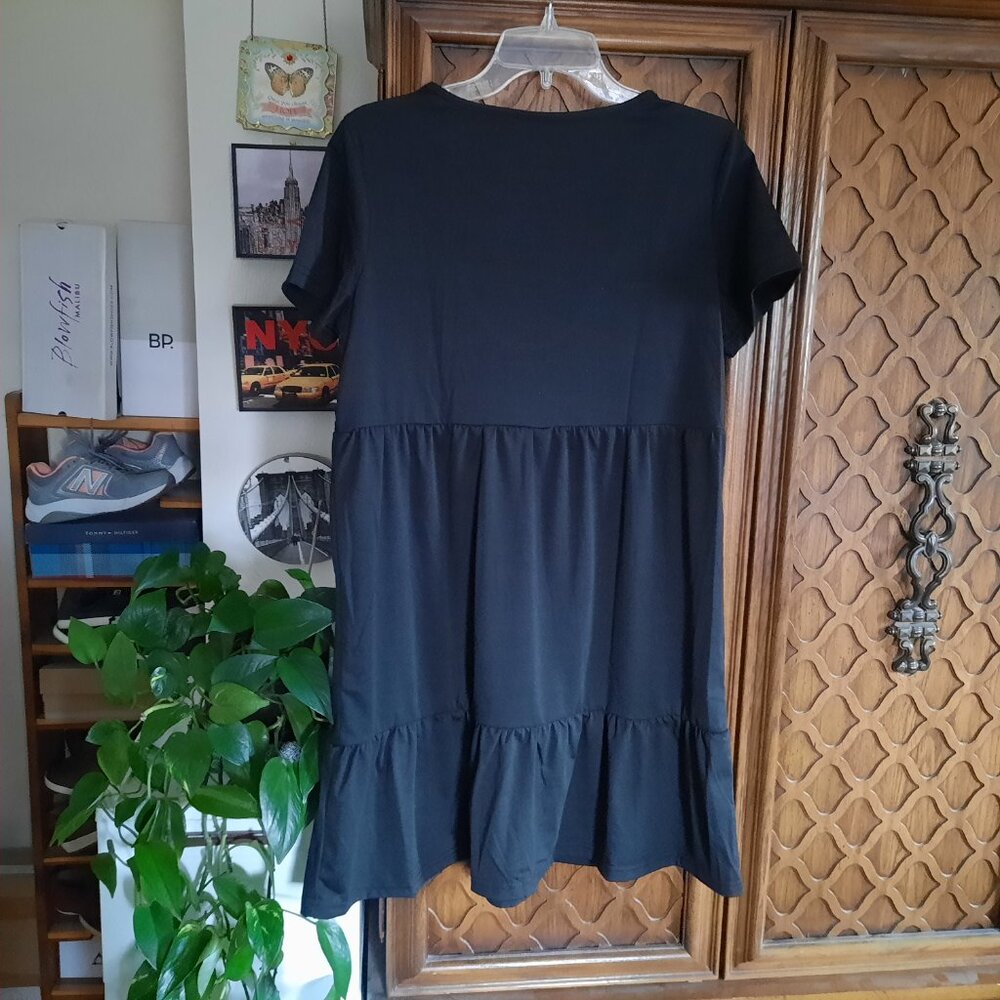 3 in 1 Delivery/Labor/Nursing/Maternity Nightgown Casual Dress NWT! - Black, M - Picture 8 of 16